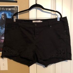 Torrid Cut Out Shorts